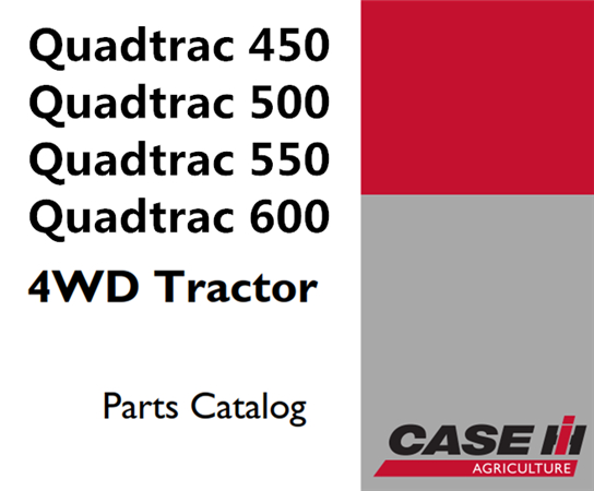 Case IH Quadtrac 450, Quadtrac 500, Quadtrac 550, Quadtrac 600 4WD Tractor