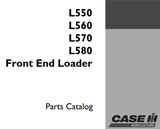 Case IH L550, L560, L570, L580 Front End Loader