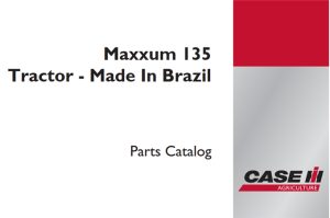 Case IH Maxxum 135 Tractor Parts Catalog