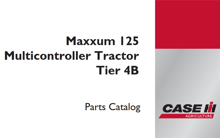 Case IH Maxxum 125 Multicontroller Tractor - Tier 4B