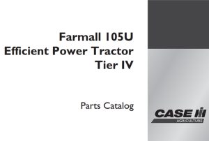 Case IH Farmall 105U Efficient Power Tractor - Tier IV Parts Catalog