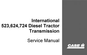 Case IH 523, 624, 724 International Diesel Tractor Transmission