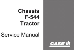 Case IH F-544 Tractor Chassis Service Repair Manual