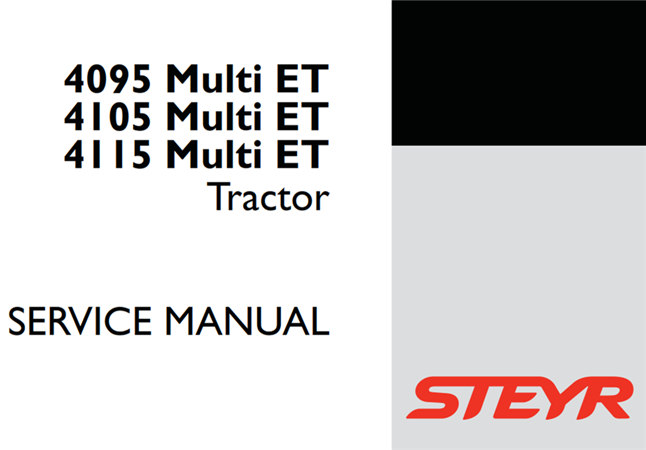 Steyr 4095 Multi ET, 4105 Multi ET, 4115 Multi ET Tractors