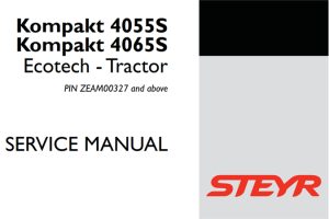 Steyr Kompakt 4055S, Kompakt 4065S Ecotech - Tractor