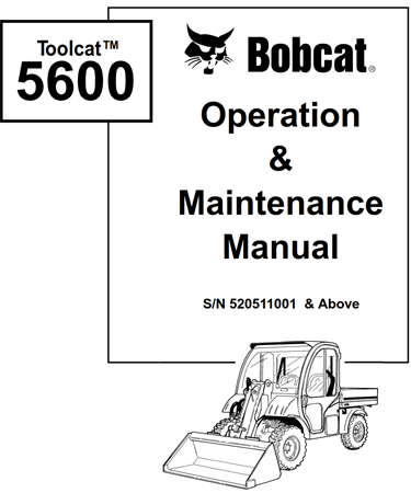 Bobcat Toolcat 5600 Utility Work Machine