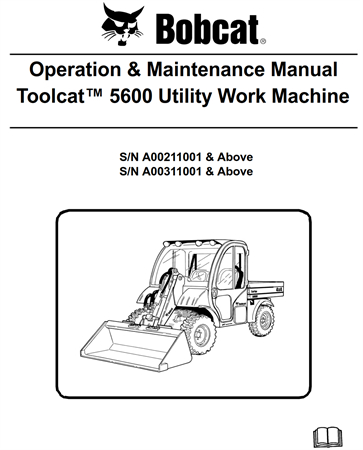 Bobcat Toolcat 5600 Utility Work Machine