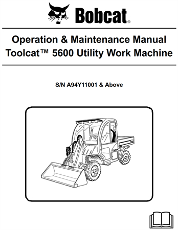 Bobcat Toolcat 5600 Utility Work Machine