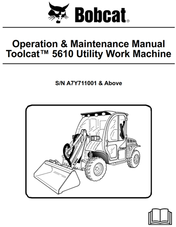 Bobcat Toolcat 5610 Utility Work Machine