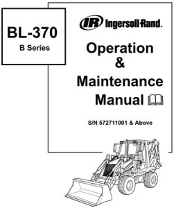 Ingersoll-Rand BL-370 B-Series Loader Backhoe