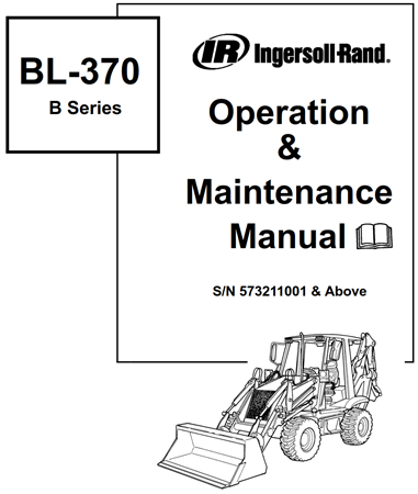 Ingersoll-Rand BL-370 B-Series Loader Backhoe