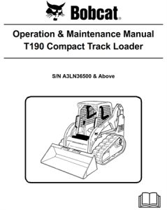 Bobcat T190 Compact Track Loader Operation & Maintenance Manual