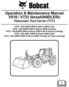 Bobcat V518 / V723 VersaHANDLER Telescopic Tool Carrier (TTC)