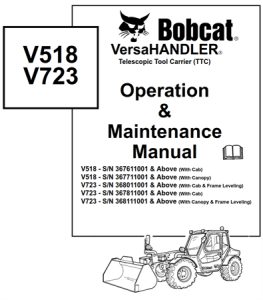 Bobcat V518 / V723 VersaHANDLER Telescopic Tool Carrier (TTC)