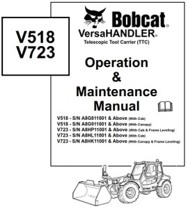 Bobcat V518 / V723 VersaHANDLER Telescopic Tool Carrier (TTC)