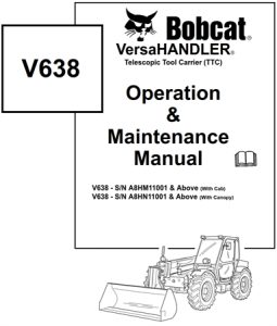 Bobcat V638 VersaHANDLER Telescopic Tool Carrier (TTC)