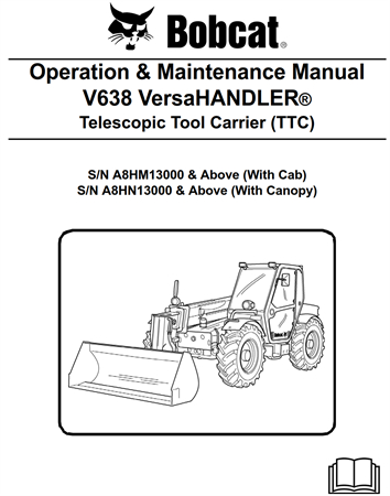 Bobcat V638 VersaHANDLER Telescopic Tool Carrier (TTC)