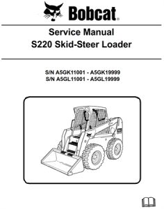 Bobcat S220 Skid-Steer Loader Service Repair Manual