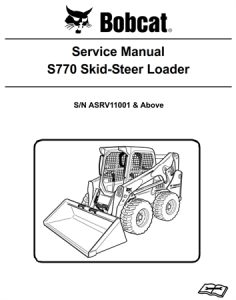 Bobcat S770 Skid-Steer Loader Service Repair Manual