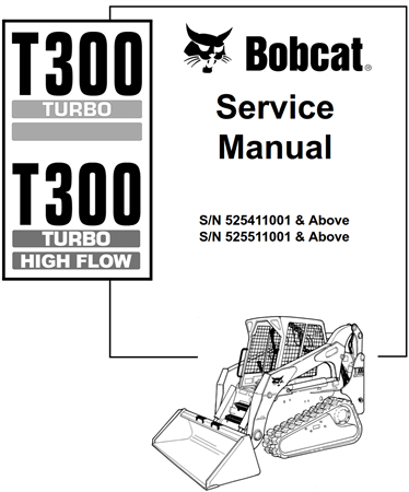 Bobcat T300 Turbo, T300 Turbo High Flow Compact Track Loader