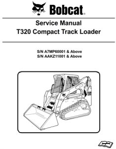 Bobcat T320 Compact Track Loader Service Repair Manual