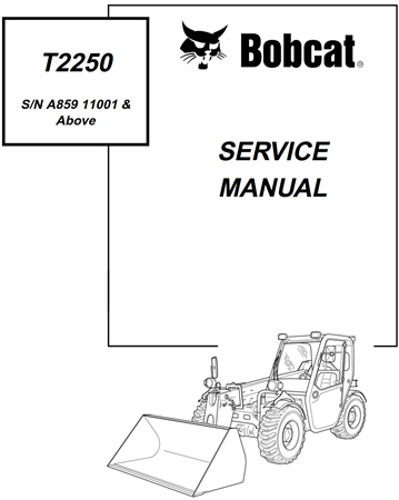 Bobcat T2250 Telescopic Handler Service Repair Manual