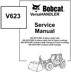 Bobcat V623 VersaHANDLER Service Repair Manual