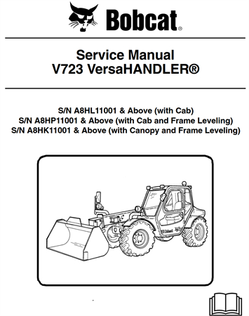 Bobcat V723 VersaHANDLER Service Repair Manual