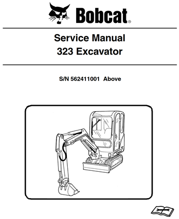 Bobcat 323 Compact Excavator Service Repair Manual