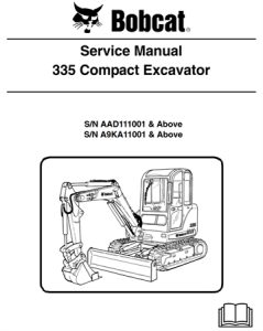 Bobcat 335 Compact Excavator Service Repair Manual