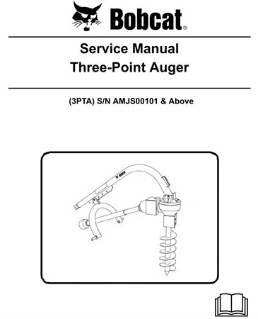 Bobcat 3PTA Three - Point Auger Service Repair Manual