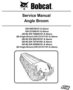 Bobcat Angle Broom (48 IN, 68 Angle Brom, 68 IN, 84 IN, 84 Angle Broom)