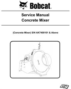 Bobcat Concrete Mixer Service Repair Manual