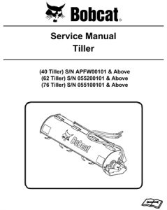 Bobcat 40 Tiller Service Repair Manual