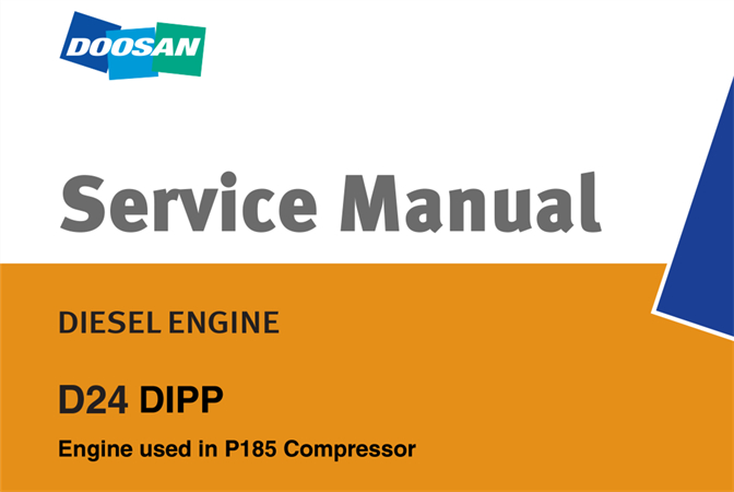 Doosan D24 DIPP Diesel Engine Service Repair Manual