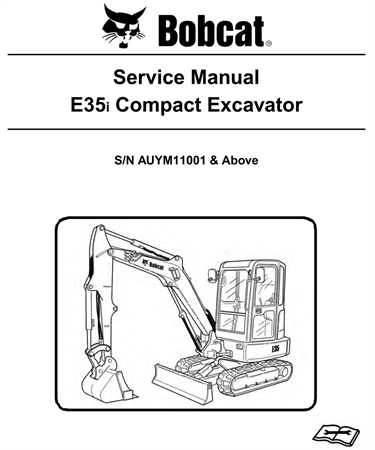 Bobcat E35i Compact Excavator Service Repair Manual