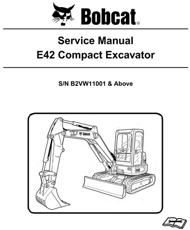 Bobcat E42 Compact Excavator Service Repair Manual