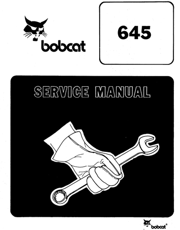 Bobcat 645 Loader Service Repair Manual