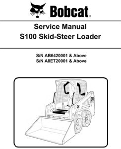 Bobcat S100 Skid-Steer Loader Service Repair Manual