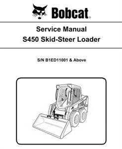 Bobcat S450 Skid-Steer Loader Service Repair Manual