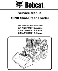 Bobcat S590 Skid-Steer Loader Service Repair Manual