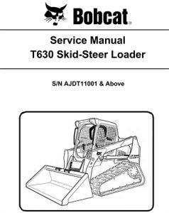 Bobcat T630 Compact Track Loader Service Repair Manual