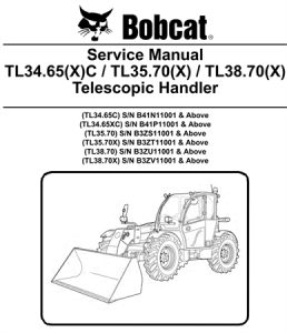 Bobcat TL34.65(X)C, TL35.70(X), TL38.70(X) Telescopic Handler