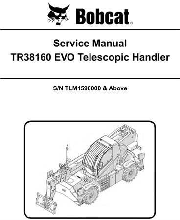 Bobcat TR38160 EVO Telescopic Handler Service Repair Manual