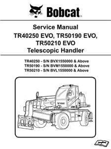 Bobcat TR40250 EVO, TR50190 EVO, TR50210 EVO Telescopic Handler