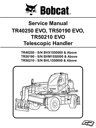 Bobcat TR40250 EVO, TR50190 EVO, TR50210 EVO Telescopic Handler