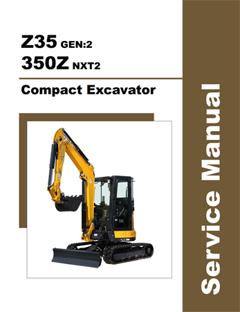 Gehl Z35 GEN:2, 350Z NXT2 Compact Excavator Service Repair Manual