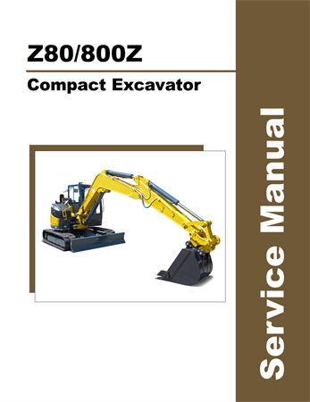 Gehl Z80/800Z Compact Excavator Service Repair Manual