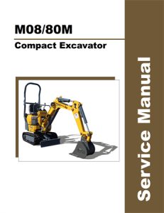 Gehl M08/80M Compact Excavator Service Repair Manual