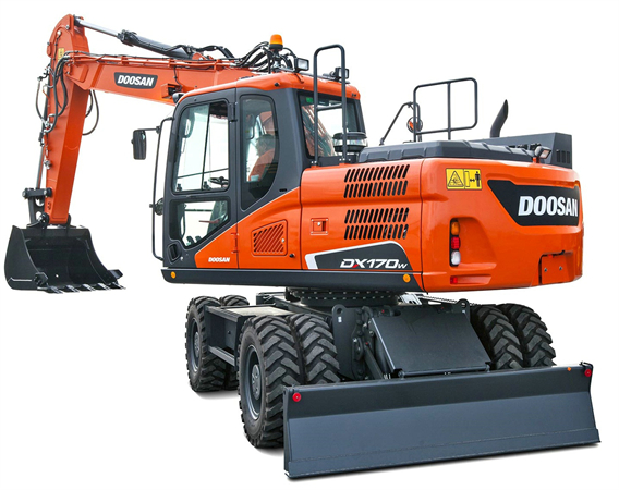 Doosan DX170W-5 Excavator Hydraulic & Electrical Schematic